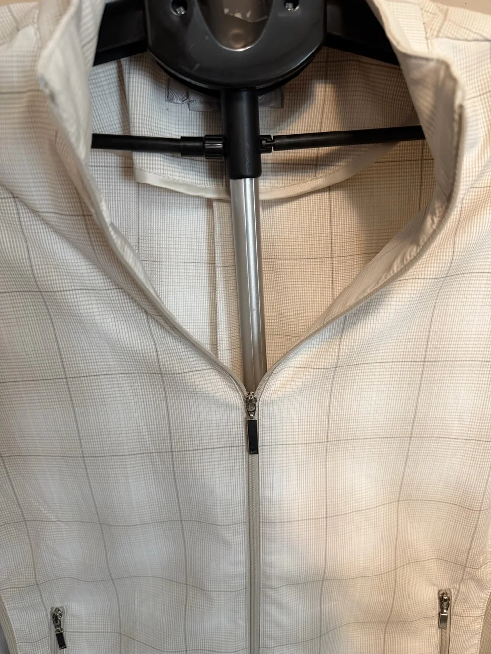 Women’s Nike Golf Fit Dry Plaid Full-Zip Jacket Windbreaker